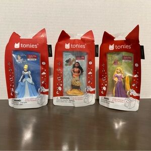 Tonies Audio Characters Disney Princess Set of 3 Rapunzel Moana Cinderella